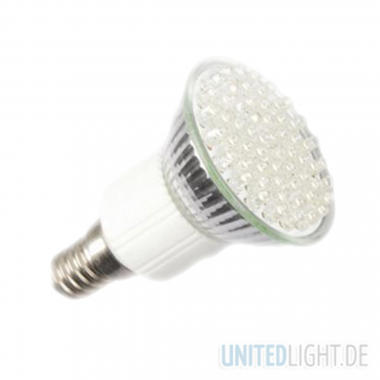 60 LED Strahler JDR E14 Warmwei� 230V