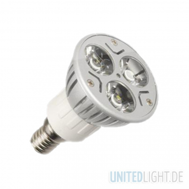 3x1 Watt Strahler E14 Warmwei� 230V