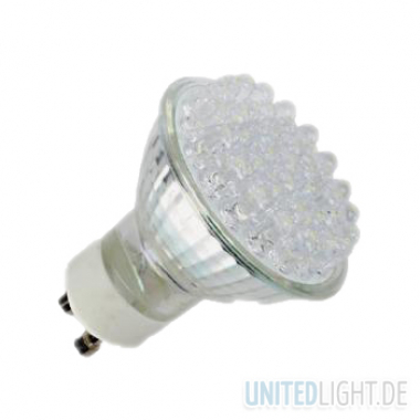 38 LED Strahler GU10 Warmwei� 230V