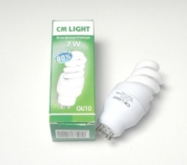 GU10 Energiesparlampe 7W Warmwei� 3000K