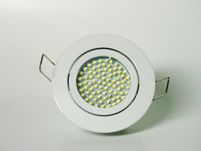 CM Light Einbaustrahler Set 60 LED GU10 + Einbaurahmen wei&szlig;