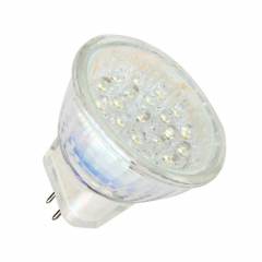 21 LED Strahler MR11 Wei� 12V