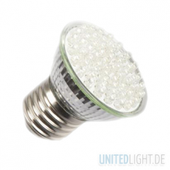 60 LED Strahler E27 Wei� 230V
