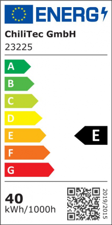 Energieeffizienzklasse: E