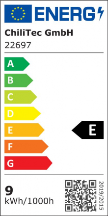 Energieeffizienzklasse: E