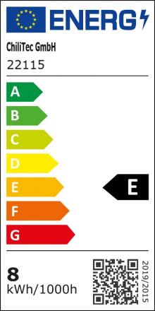 Energieeffizienzklasse: E