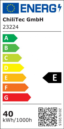 Energieeffizienzklasse: E