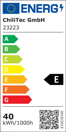 Energieeffizienzklasse: E