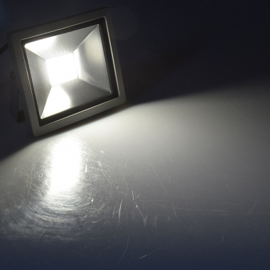 LED-Fluter SlimLine CTF-SLT 50 silber