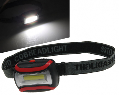 LED-Stirnlampe HeadLight COB 3W
