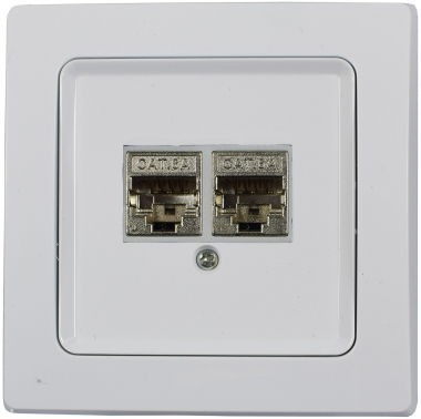 DELPHI Netzwerk-Dose 2x CAT6