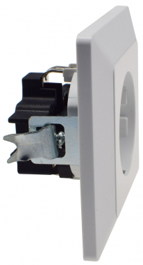 MILOS Schutzkontakt-Steckdose, wei� matt