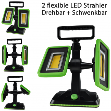 LED Baustrahler mit Akku BSA-60 duo