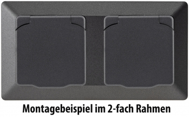 MILOS Schutzkontakt-Steckdose IP40