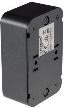 FASKO Doppel-Steckdose, AP, Anthrazit