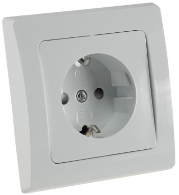 DELPHI Schutzkontakt-Steckdose, UP, wei