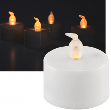 LED Teelichter, 4er Set, Luftzugsensor