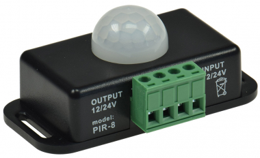Bewegungsmelder 12-24V=, 6A