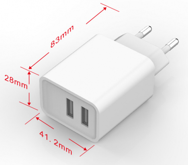 Stecker-Netzteil mit USB CTN-0520 Duo