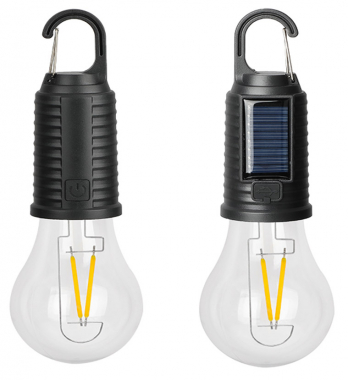 Solar LED Gl�hlampe mit Akku CT-KL3