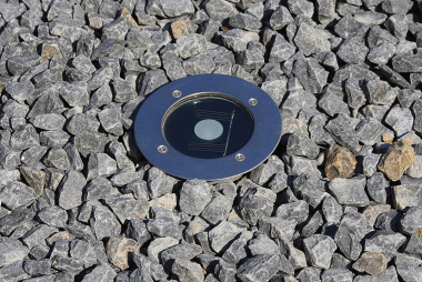 Solar LED Bodenstrahler CTB-R, rund