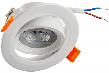 LED-Einbauleuchte Flat-36 CCT 5W 440lm, schwenkbar