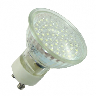 52 LED Strahler GU10 Warmweiß mit Schutzglas
