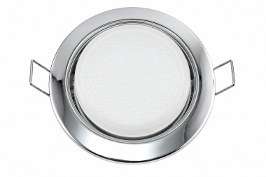 Metall Einbaustrahler GX53 chrom mit 6W LED 230V CCT