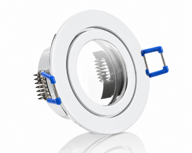 Feuchtraum ALU Einbaustrahler Wei� – IP44, MR16/GU10