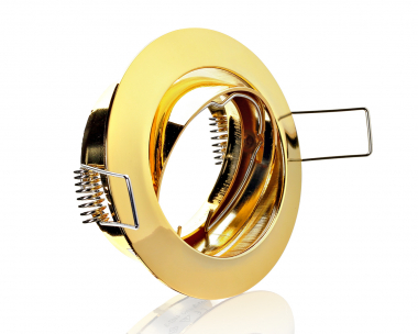 Metall Einbaustrahler Gold Messing ideal fr LED