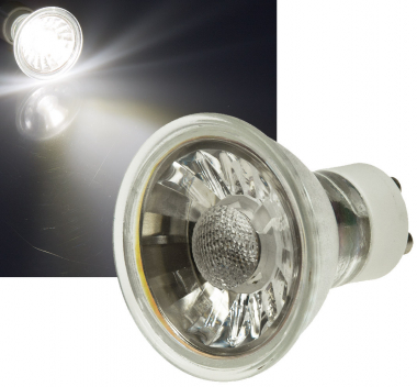 LED Strahler GU10 H50 COB Tageslichtwei
