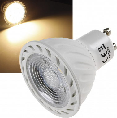 LED Strahler GU10 H60 COB Dimmbar warmweiß