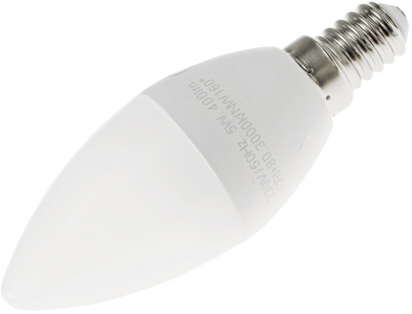 LED Kerzenlampe E14 K50 wei