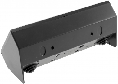2-fach Steckdosenblock + 2x USB, schwarz