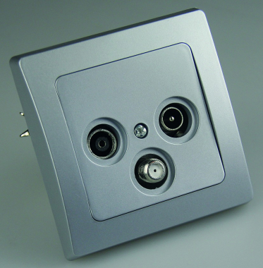 DELPHI Antennendose TV+Radio+Sat