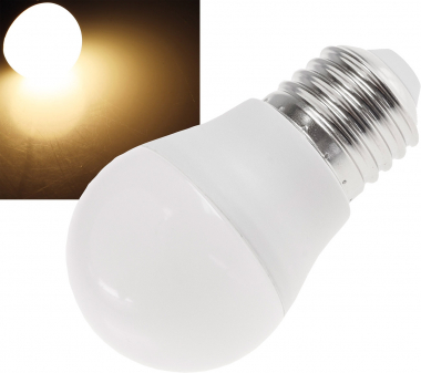 LED Tropfenlampe E27  promo warmwei