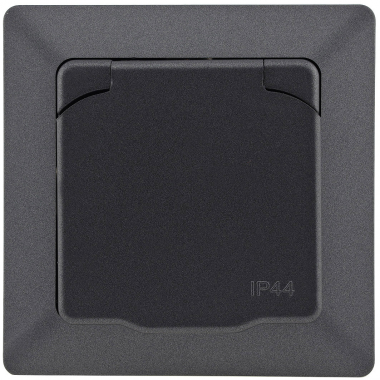 MILOS Schutzkontakt-Steckdose IP44