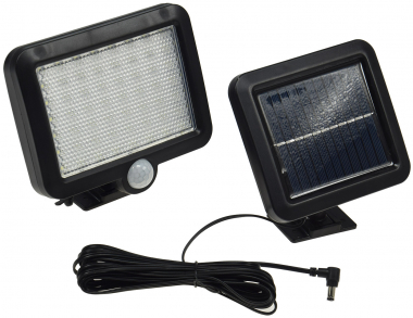 LED Solar Wandleuchte m. Bewegungsmelder