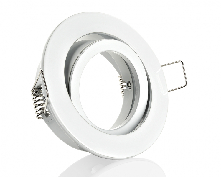 Einbaurahmen GU10 Ring LED Weiß Spot Einbauspot 10er Set 