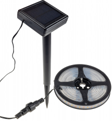 LED Solar LED-Stripe 3m, warmwei 3000K
