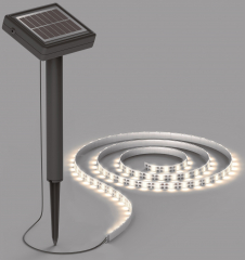 LED Solar LED-Stripe 3m, warmwei 3000K