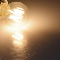 LED Glhlampe E27 Filament G60k klar