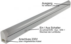 LED Unterbauleuchte CT-LSW 56 56cm