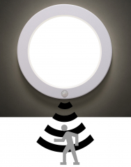 LED Deckenleuchte BUTON mit PIR-Sensor
