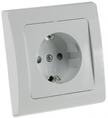 DELPHI Schutzkontakt-Steckdose, UP, wei