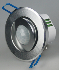 Decken-Einbau-Bewegungsmelder 360� Alu