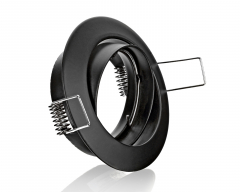 Metall Einbaustrahler schwarz schwenkbar ideal für LED