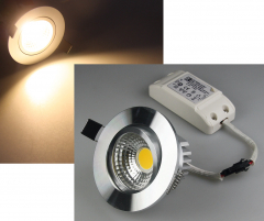 LED-Einbauleuchte COB-5, 5W, 350lm