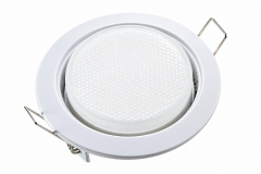 Metall Einbaustrahler GX53 wei� mit 6W LED 230V CCT