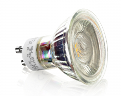 9 SMD GU10 Strahler 5W Tageslichtwei 380 Lumen Schutzglas